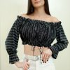 Off Shoulder Crop Top